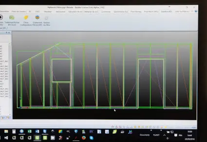 Écran de pc avec le logiciel BTLx