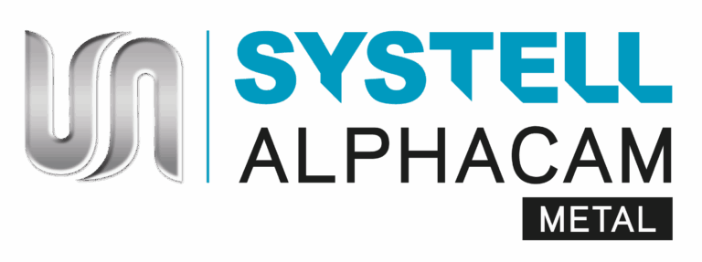 Logo systell alphacam métal